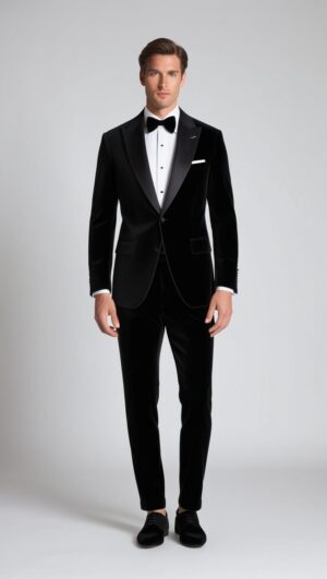 Back Velvet 3-Piece Tux– Timeless Style